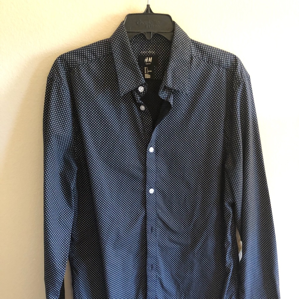 Dotted dress shirt by H&M